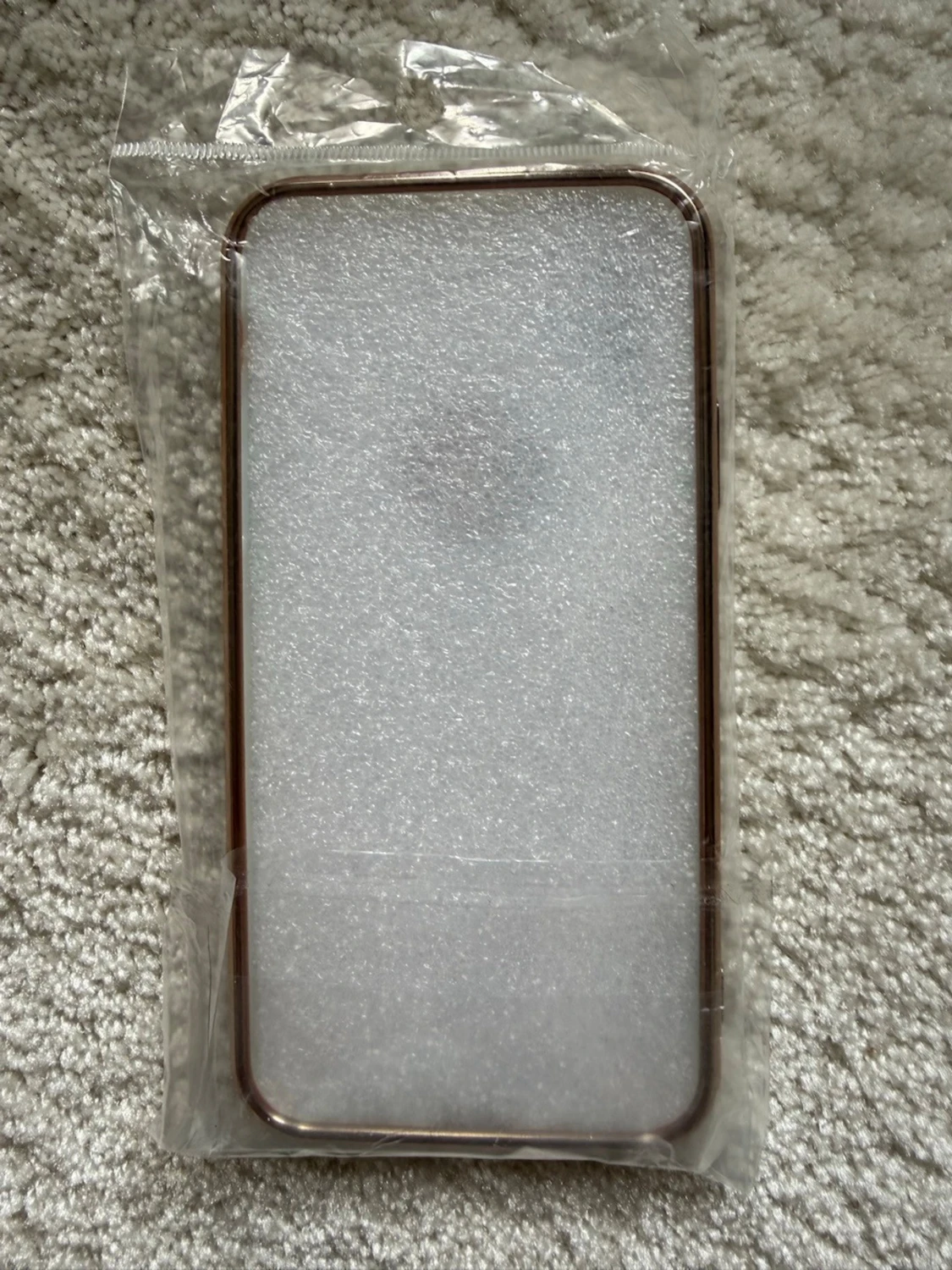 Ljusgrönt mobilskal med gulddetaljer iPhone Xs - 1