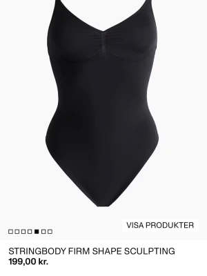 Svart boddy - Svart body från hm i storlek xs. Aldrig använd. Precis köpt online men den var tyvärr för liten. Jättefin och perfekt förövrigt