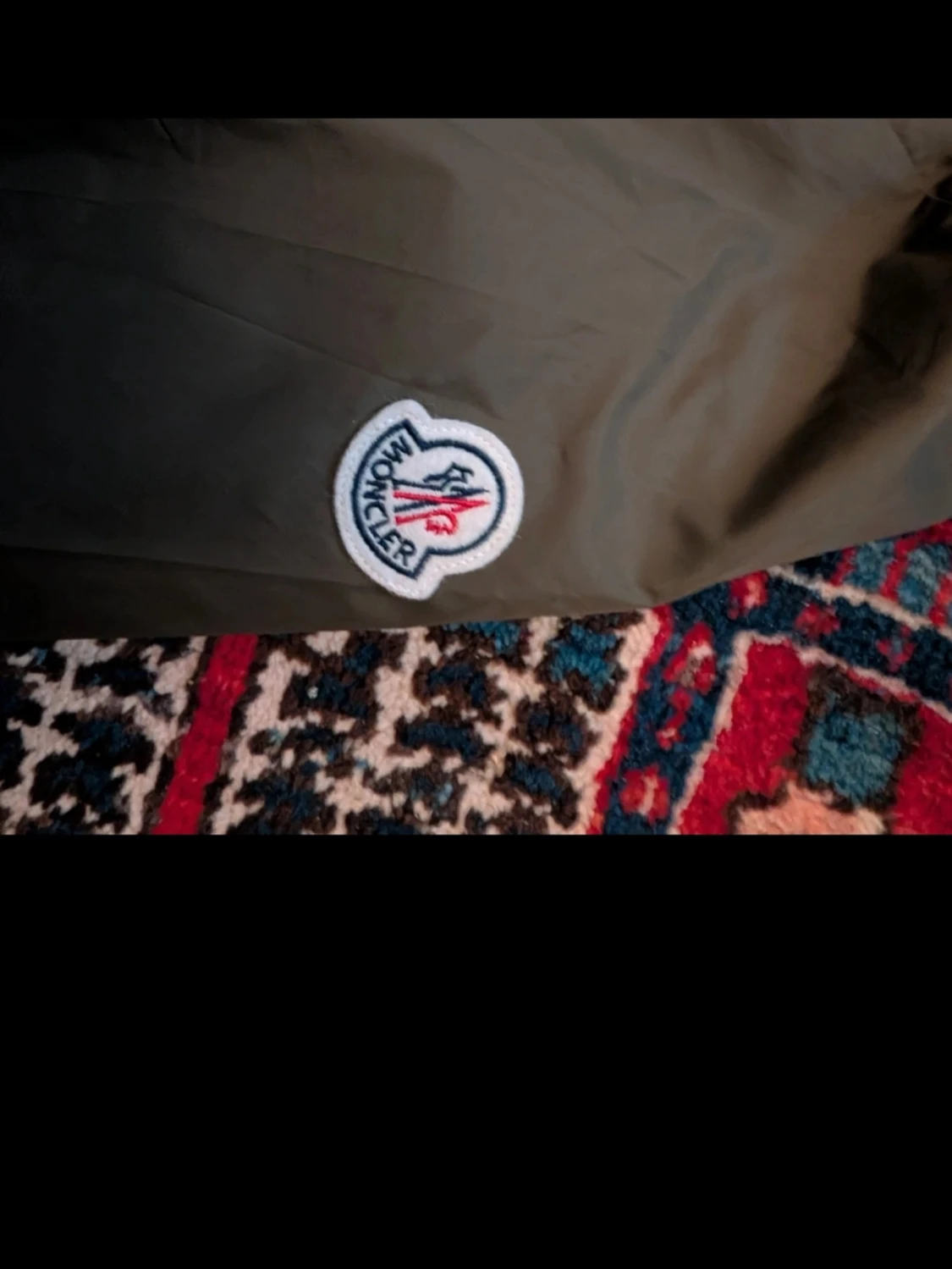 Olivgrön Moncler vindjacka - 1