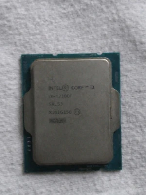 Intel i3 12100F CPU processor  - Intel i3 12100F CPU processor 4 kärnor, 8 trådar Fungerar Endast CPU (ingen låda/kylare) Passar LGA1700 moderkort Populäraste val för hög klass budget gaming