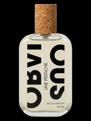 Obvious - Une Pistache - Une Pistache är en mjuk, krämig och lyxig dessertdoft. Den för dig till persiska marknader där apelsinblomma och pistage möter mandel och marsipan. Heliotrop ger fyllighet med mandeltoner, rökelse skapar djup och morot i hjärtat förstärker sötman. Pistagemjölken binder samman allt – söt, nötig, lätt bitter och torr. En tät och intensiv pistageupplevelse.  Se bild 3 för kvarstående mängd, 100ml från början. Uppskattar runt 10ml i flaskan. Flaskan är påfyllningsbar.   Samfraktar gärna! Säljer mer 