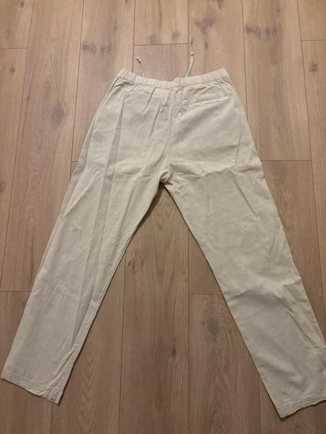 Beiga linnebyxor från H&M - 2