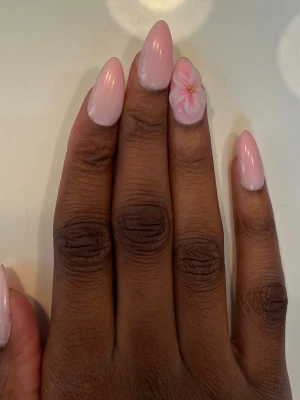 Handgjorda lösnaglar - Här är ett par naglar jag gjort på mig själv men jag gärna kan göra som lösnaglar för någon annan, skriv gärna vid frågor eller beställningar, finns i alla storlekar och i kort eller medium längd!!💗💕Lim ingår och de är återanvändbara💖