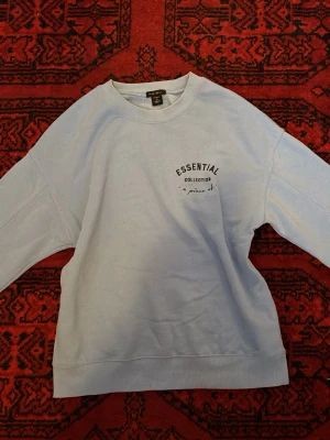Blå sweatshirt - Blå sweatshirt som man inte kan se färgen så bra på för ngn anledning😅Skön material, har använts få gånger