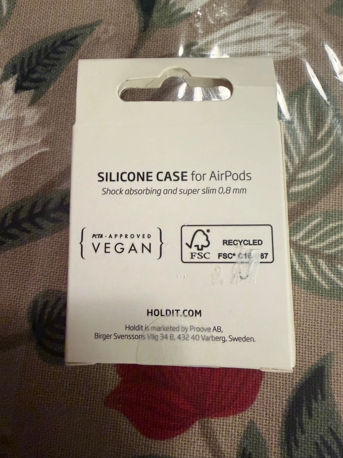 Rosa silikonfodral till AirPods Holdit - 2