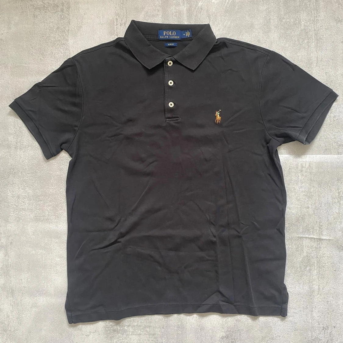 Svart Polo Ralph Lauren piké