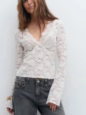 Spets topp  - Spets topp från ginatricot i storlek S💓