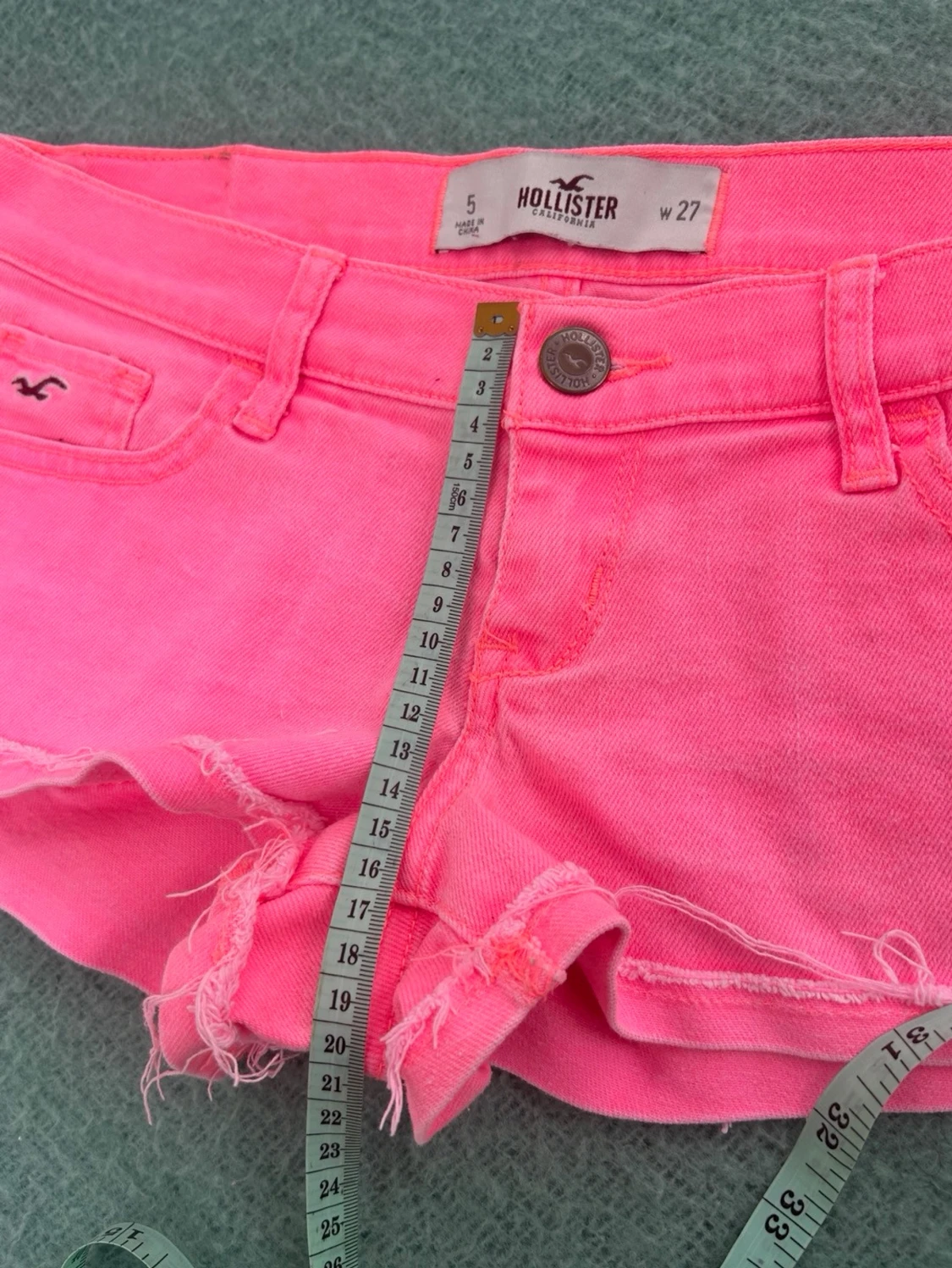Hollister lågmidjade jeansshorts  - 5