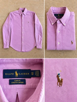 Ralph lauren skjorta  - Ralph lauren skjorta i lila/rosa färg, storlek XS, jättebra skick! Få tecken på användning och har jättemycket kvar att ge!