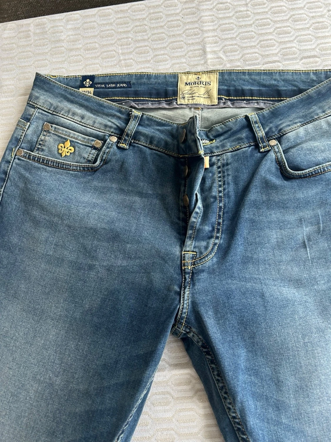 Blå jeans från Morris Steve satin 33/34 - 1