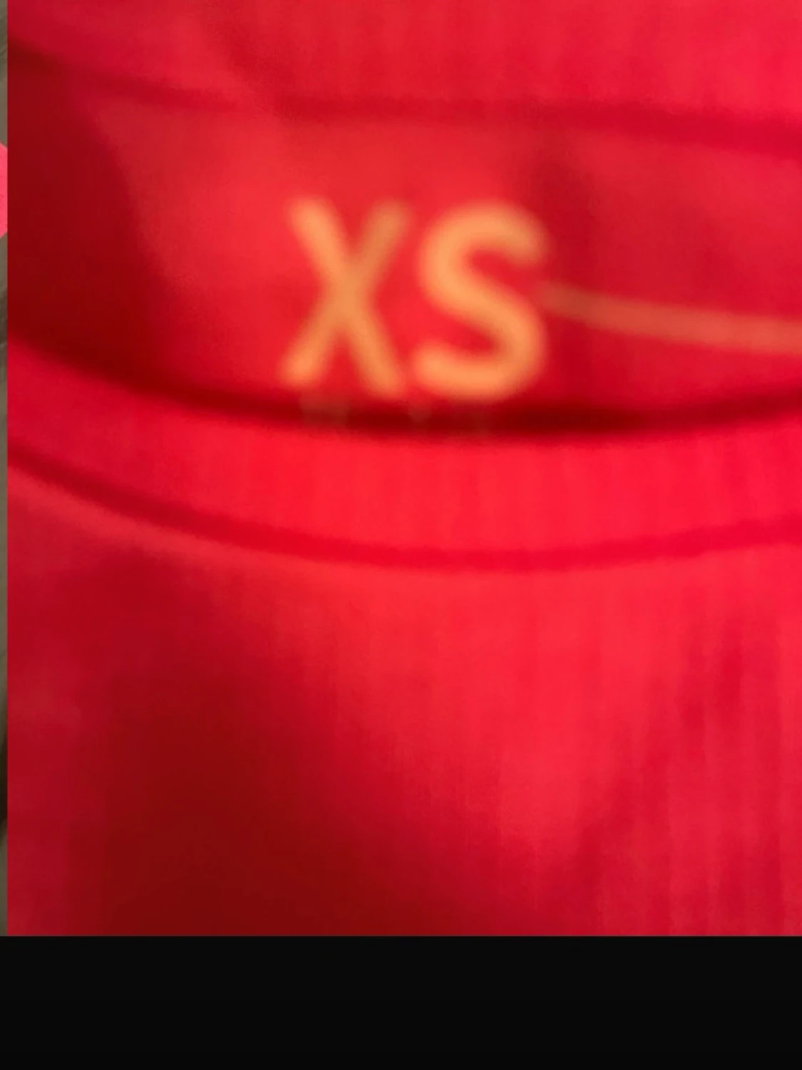 Rosa croppad ribbad topp XS - 1