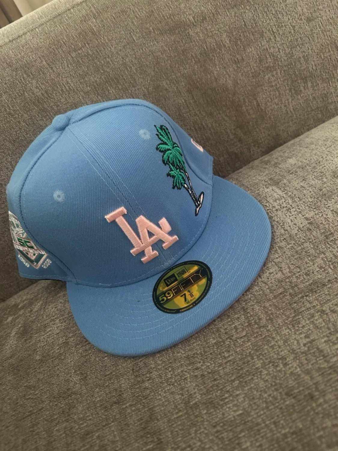 Blå LA Dodgers keps från New Era