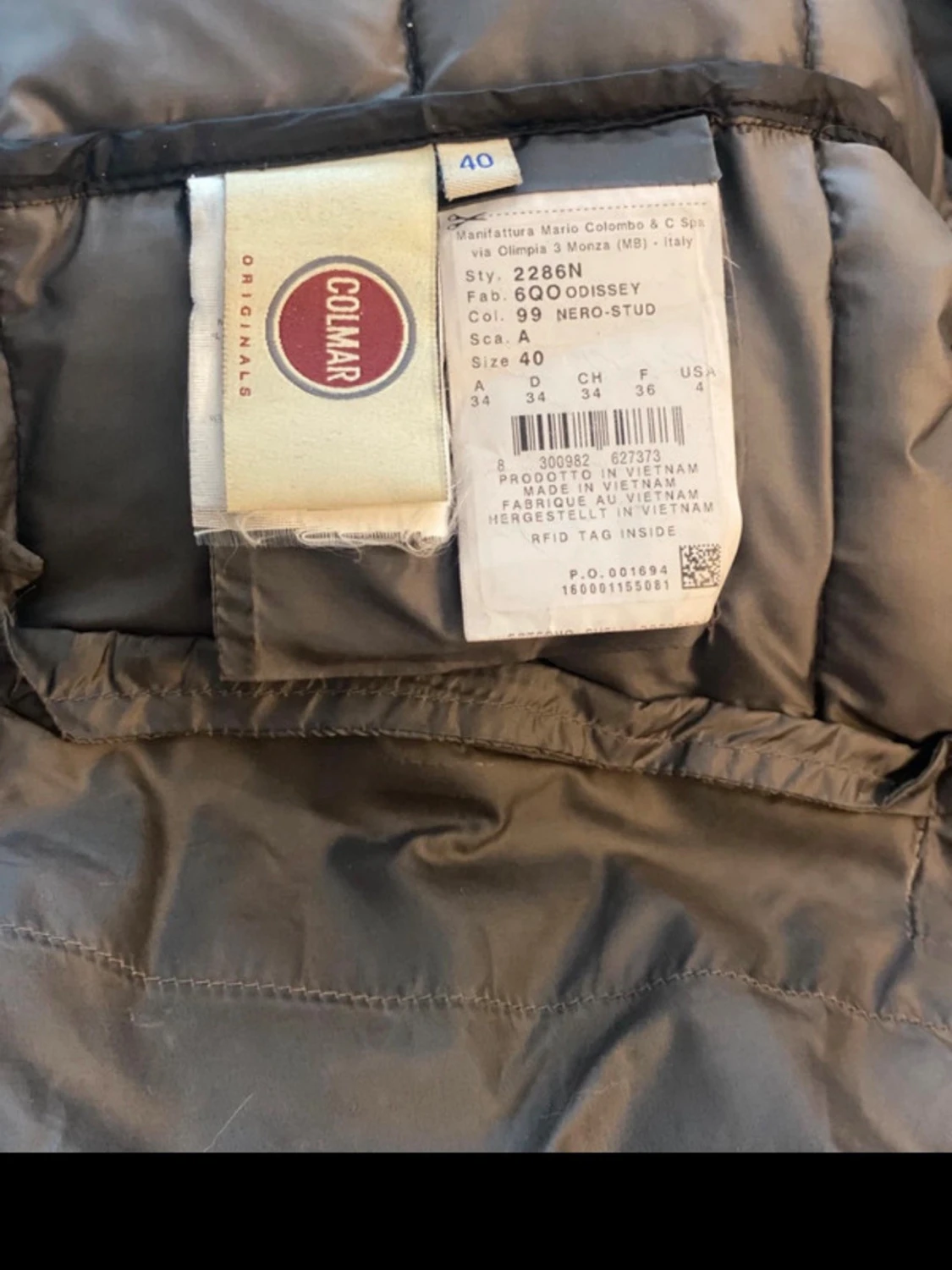 Svart dunjacka från Colmar - 10