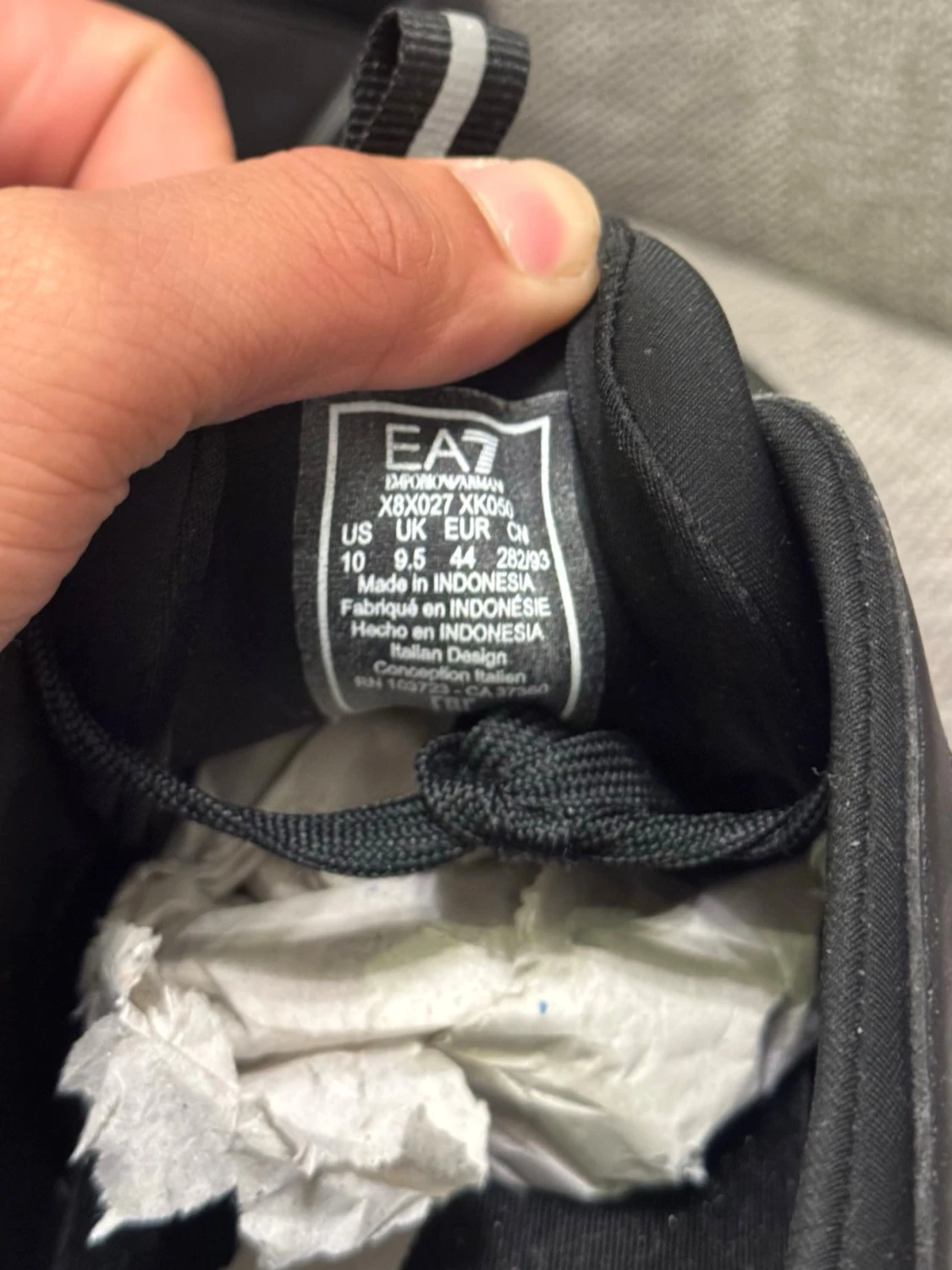 Svarta EA7 Emporio Armani sneakers - 5