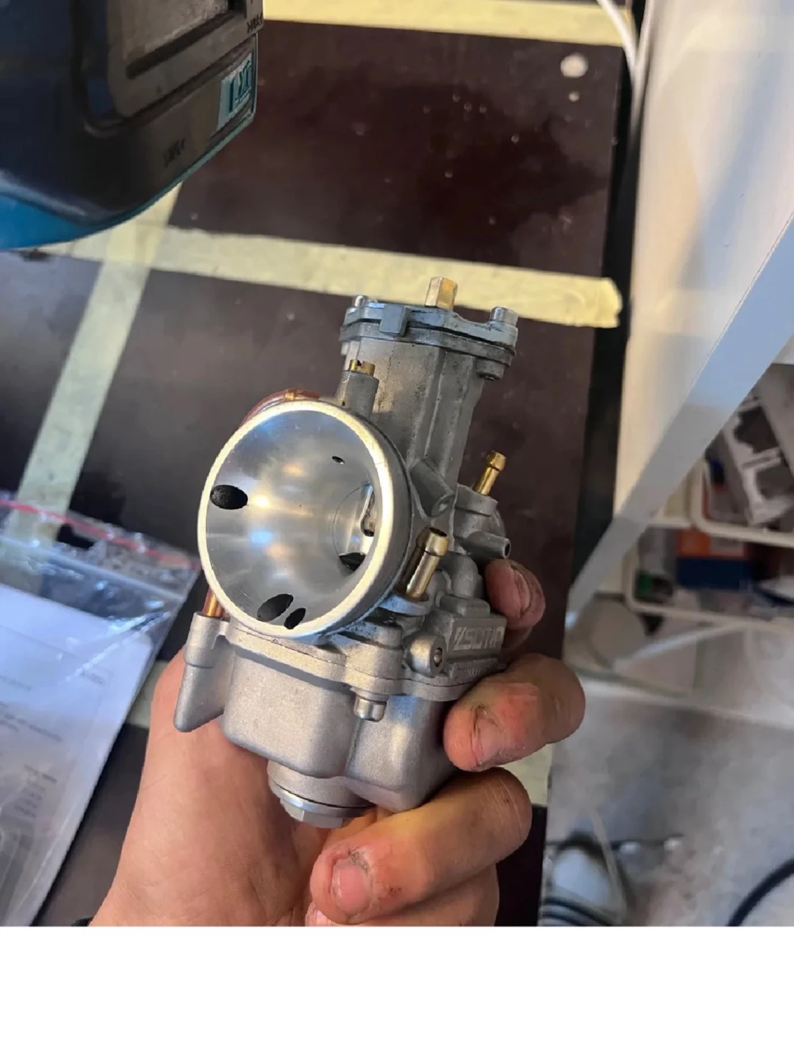 PWK 21 mm förgasare med blå detalj - 2