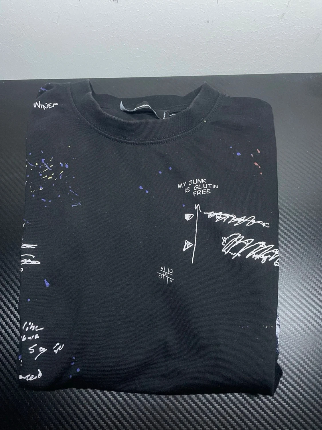 Svart DSQUARED2 t-shirt med patch - 2