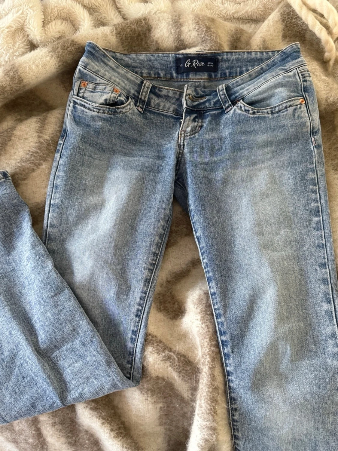 Ljusblå bootcut jeans från G-Rise  - 2