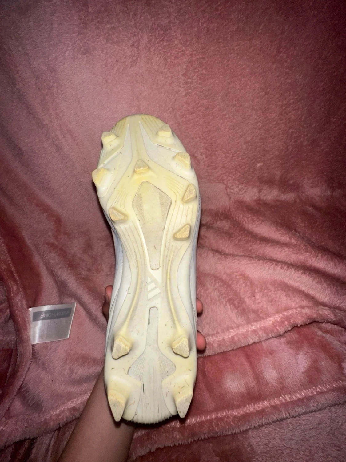 Adidas F50 vita och blå fotbollsskor - 6