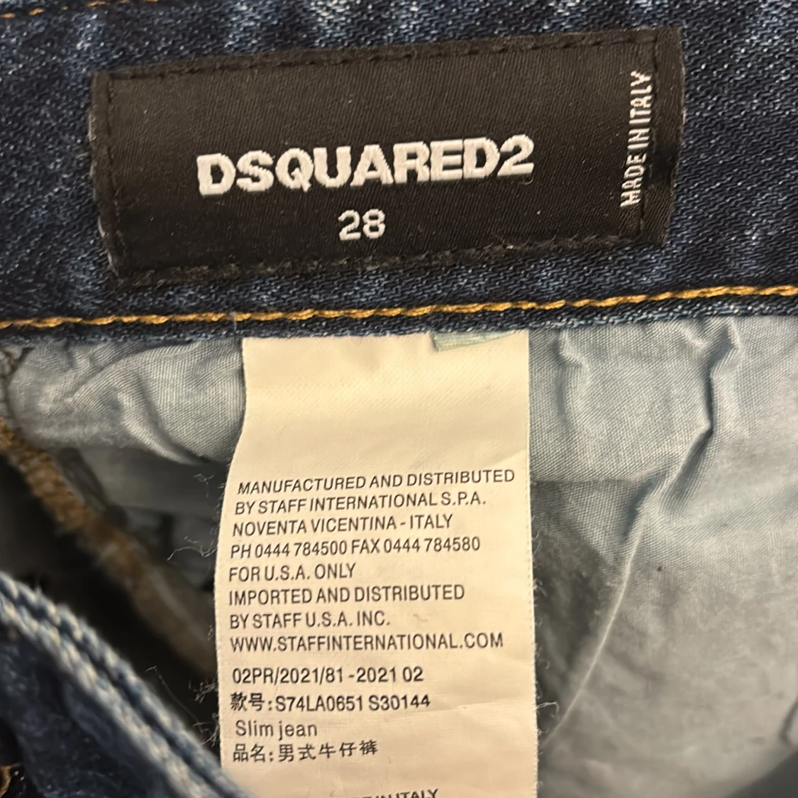 Dsquared2 slim jeans med slitningar - 2