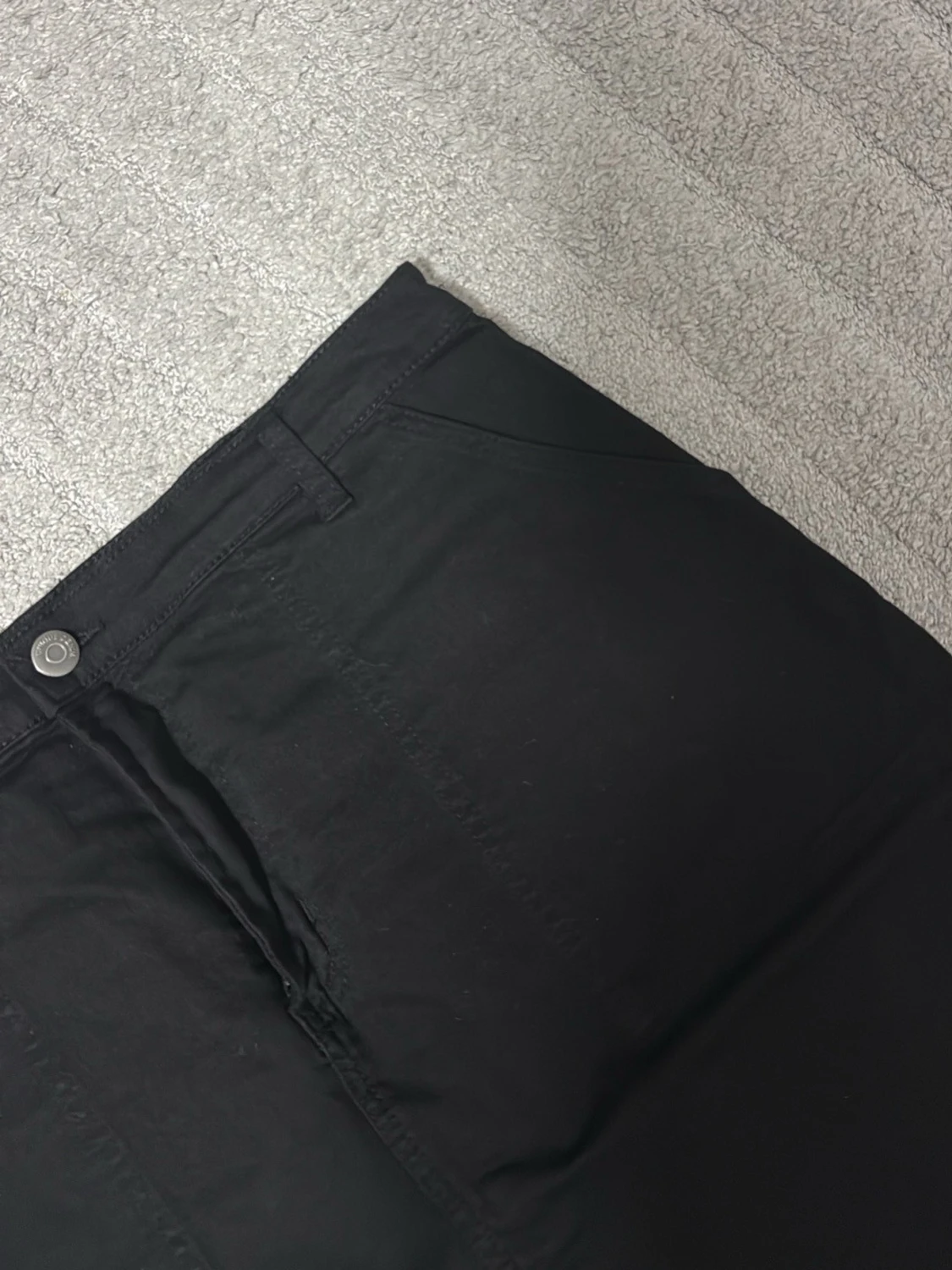 Svart jeanskjol med fickor - 1