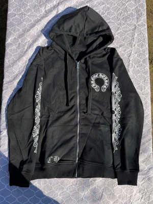 Chrome hearts black zipper hoodie - Size M, true to size. As new. Very comfortable and never worn