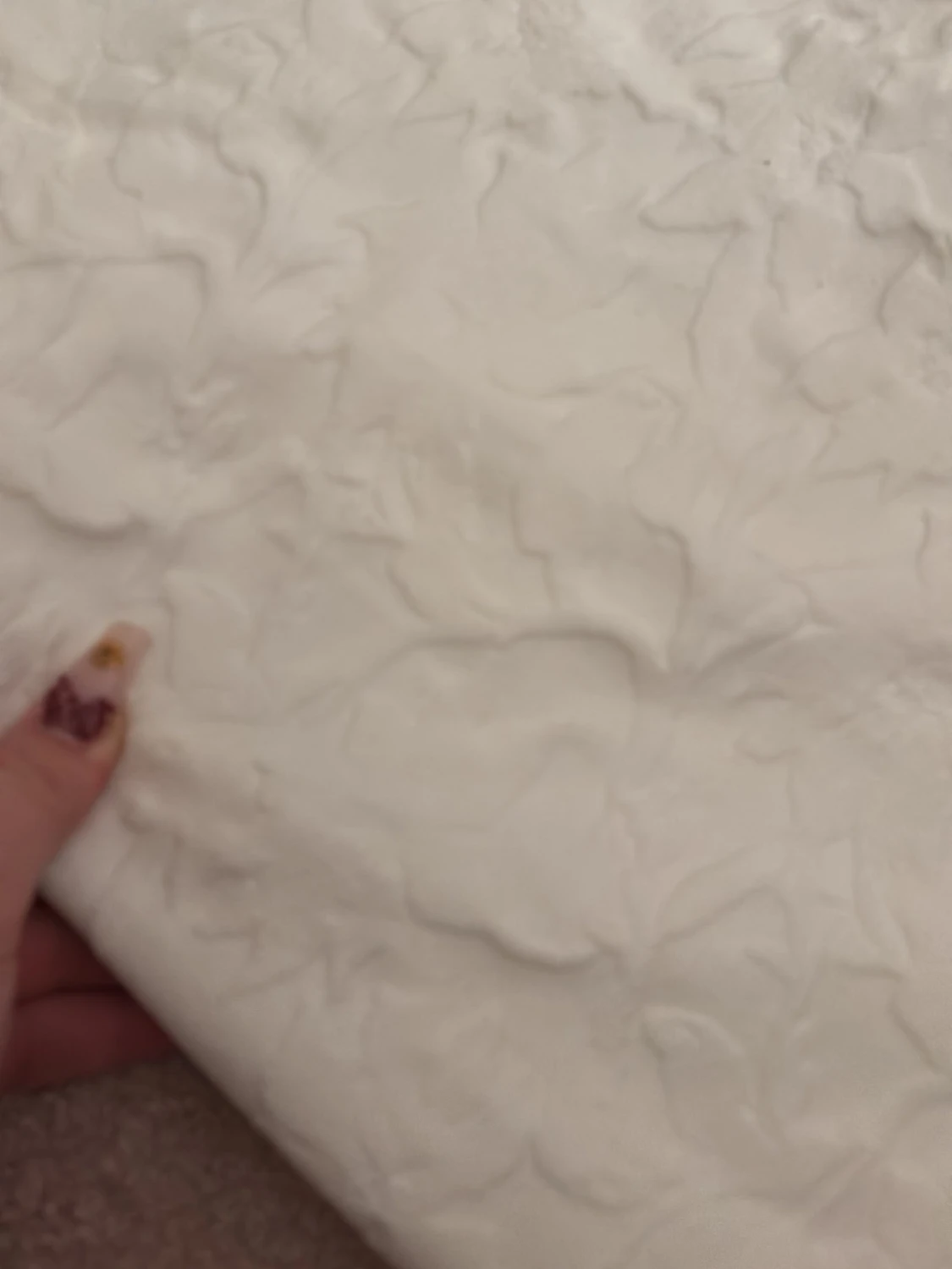 Vit lång klänning med breda axelband - 2