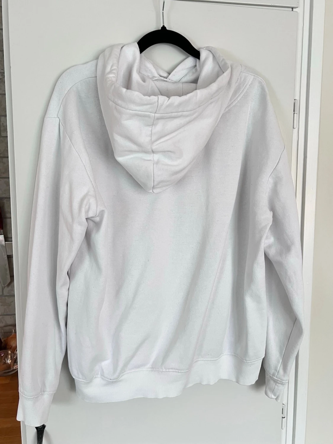 Vit hoodie från H&M, storlek S - 1