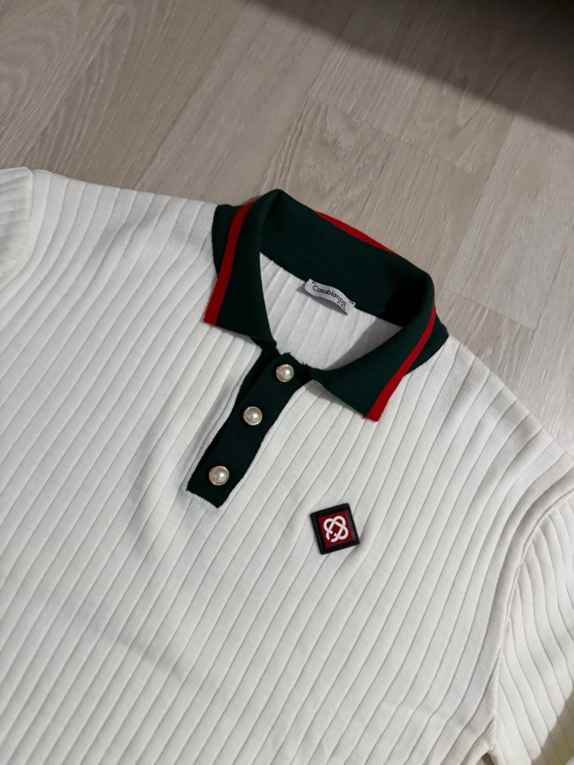 Casablanca white polo sweater - 1