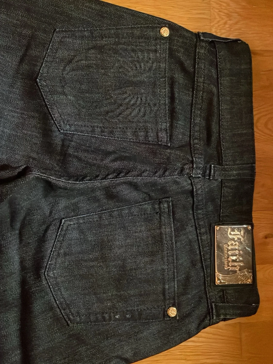 Svarta låg midjade Jeans  - 2