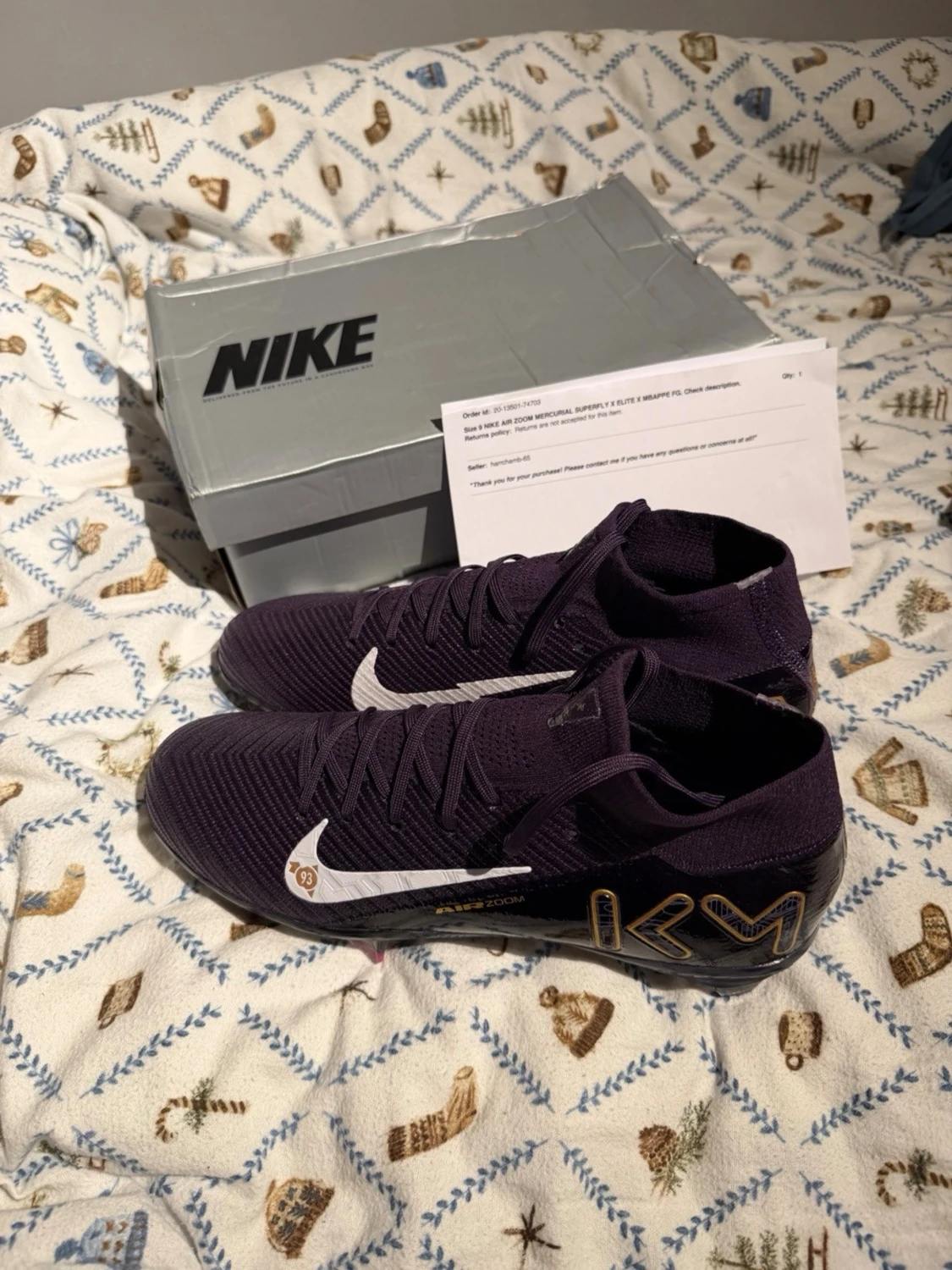 NIKE AIR ZOOM MERCURIAL SUPERFLY X ELITE X MBAPPE FG Fotbollsskor - 2