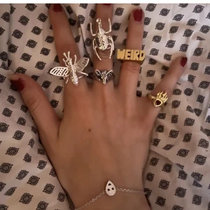 Ring iaoaku - Säljer min insect ring från iaoku, använd fåtal gånger💓 köpt för 500 så säljer inte för under 300, första bilden är lånad 💗