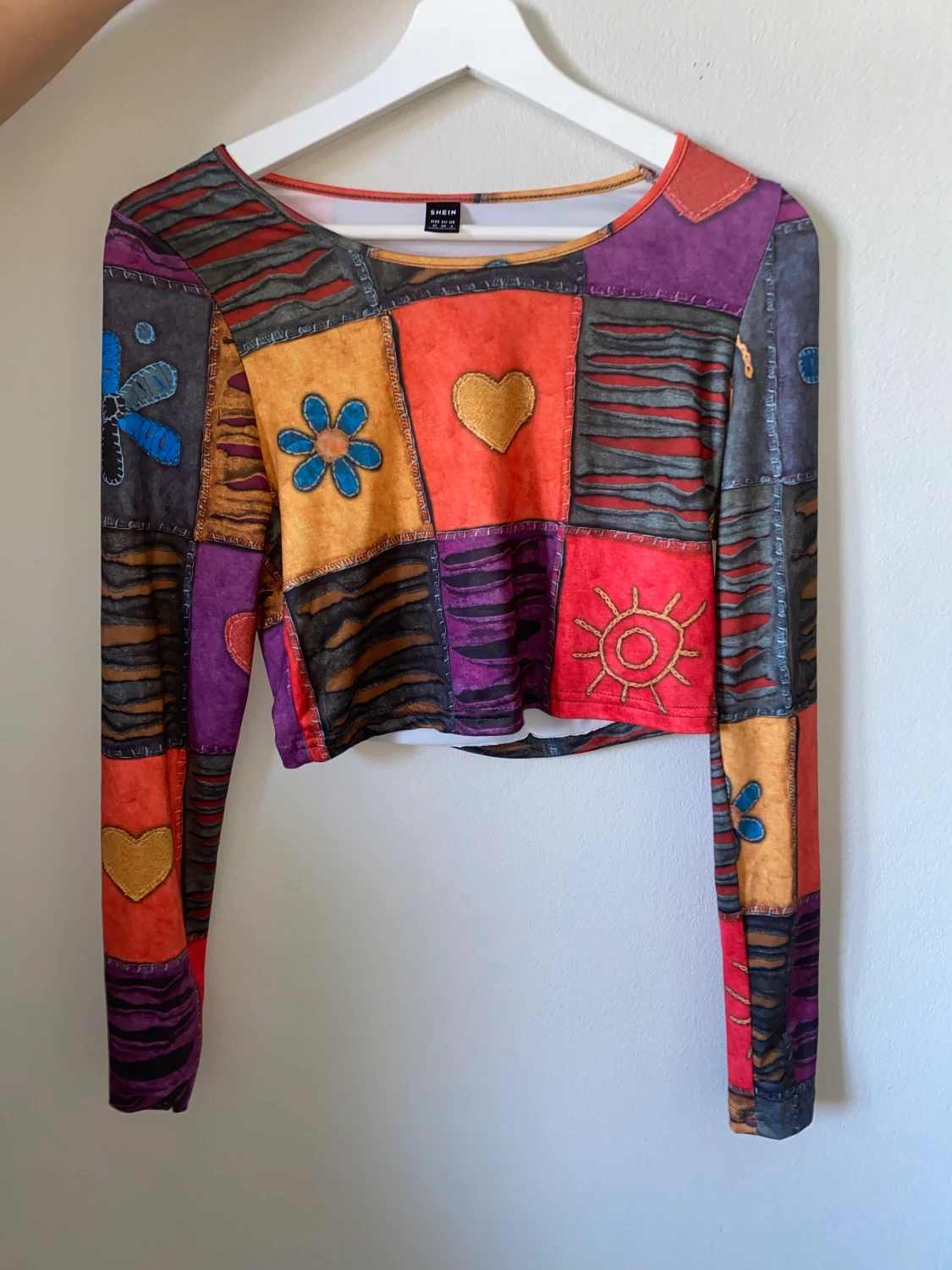 Långärmad crop top ❤️