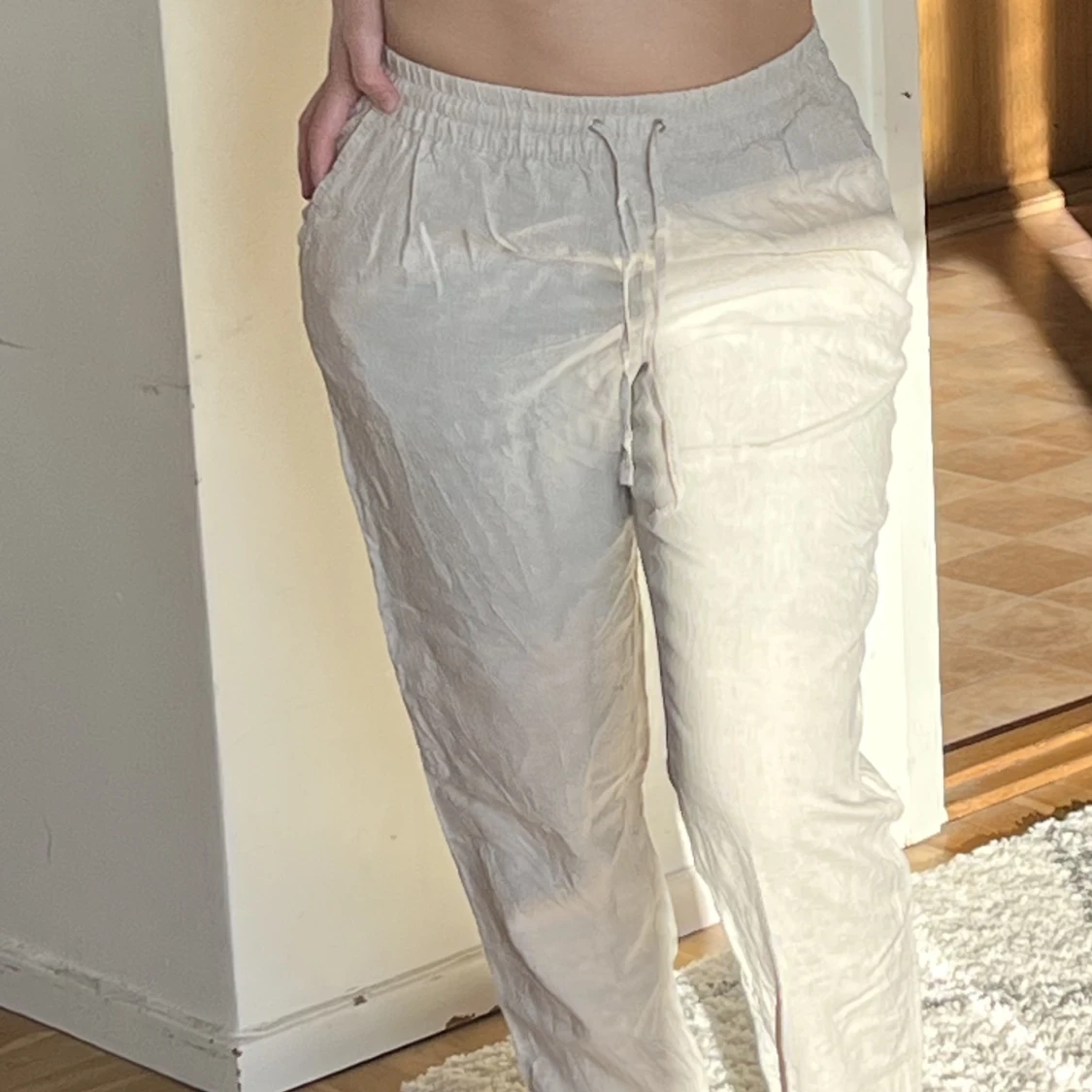 Linnebyxor och topp - 90