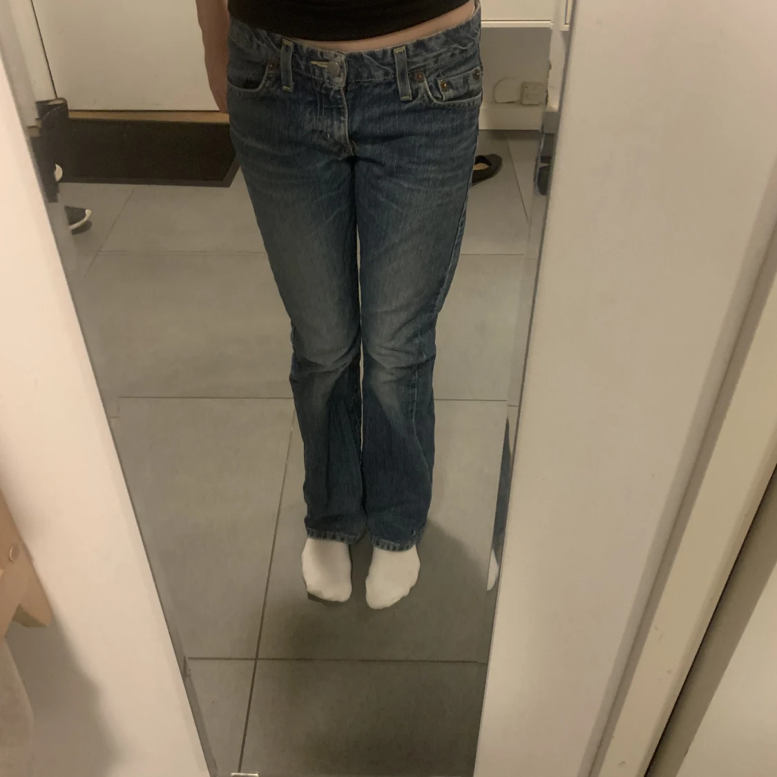 Lågmidjade jeans Crocker 