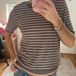 randig stickad tshirt - höstig stickad t shirt 