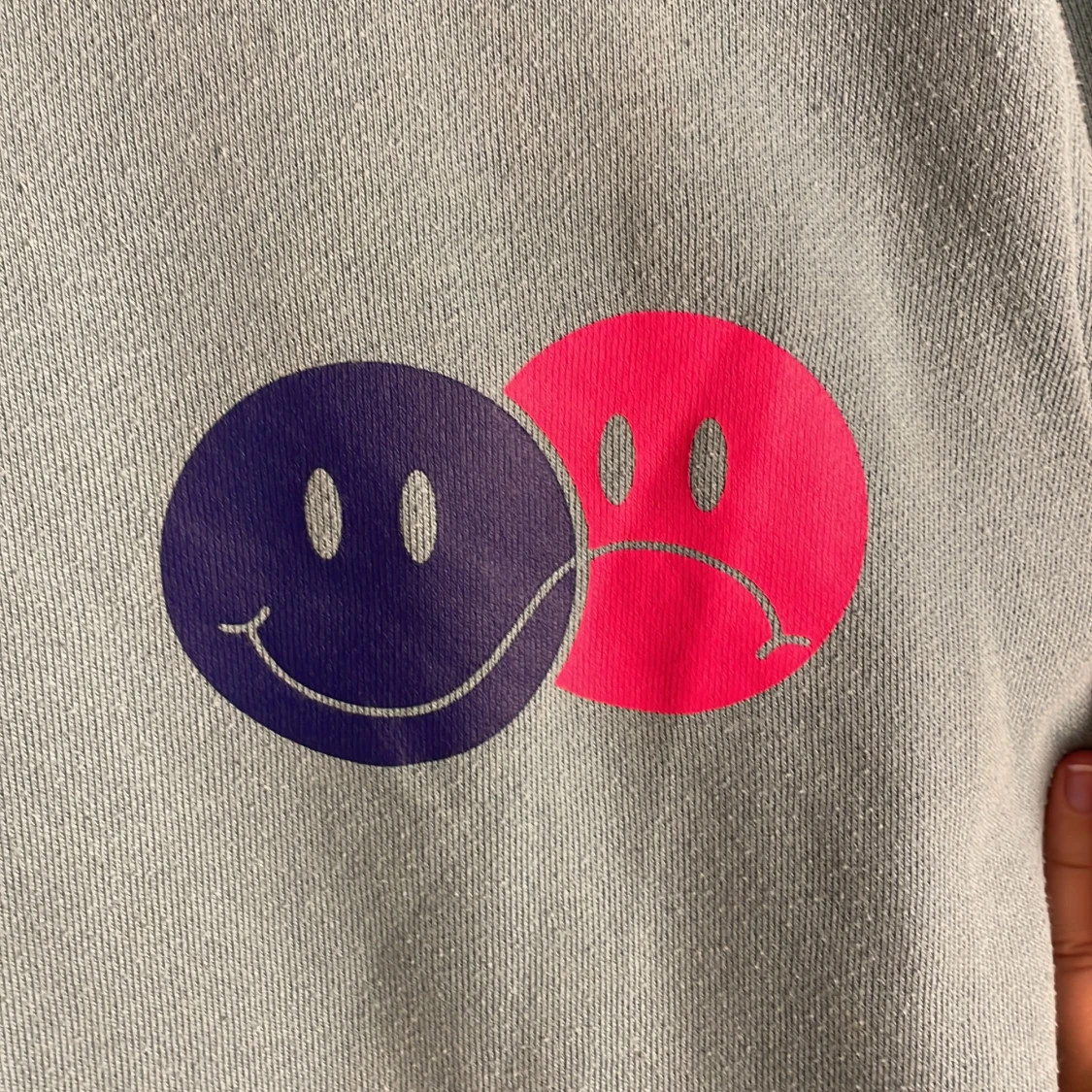 Blå sweatshirt  - 90