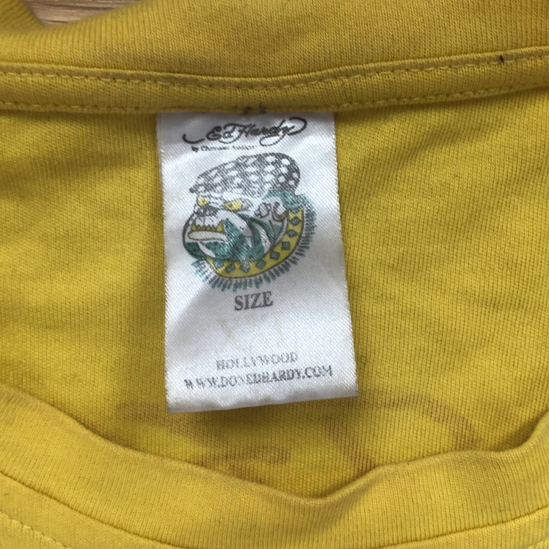 Gul ed hardy t-shirt - 90