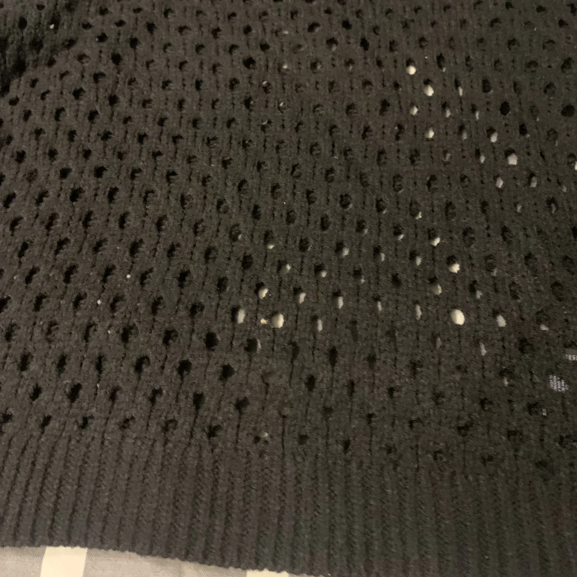 Svart stickad tröha - 91
