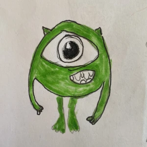 Tekning  - Hej denna har jag rittat själv 