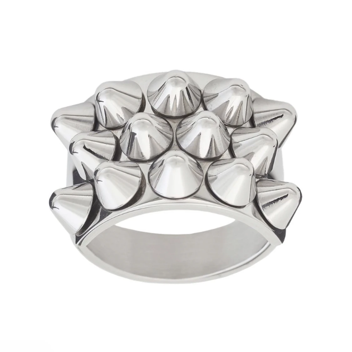 silver nit ring 