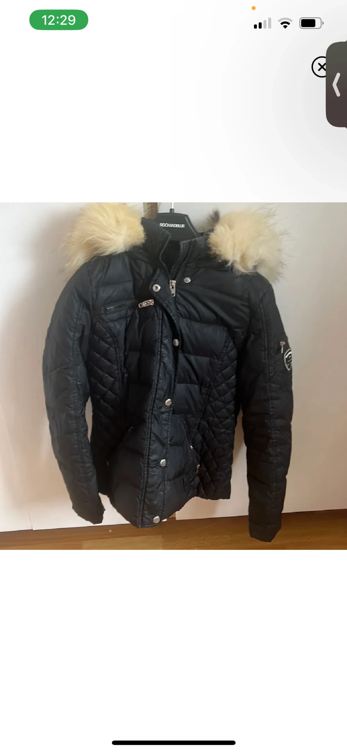 Rock & blue jacka (äkta)