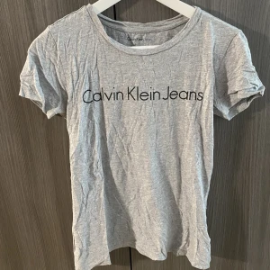 Calvin Klein t-shirt - Grå Calvin Klein t-shirt, använd ett par gånger. Storlek S