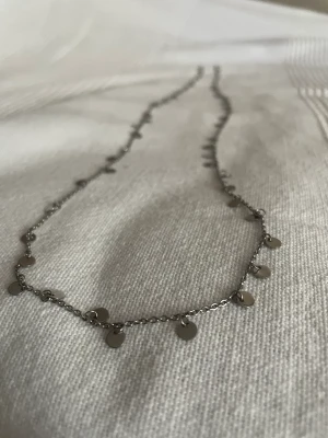 Silvrigt Edblad halsband  - Endast använd 2ggr och får tyvärr ingen användning av halsband   Kan skickas dock står köparen för frakten 