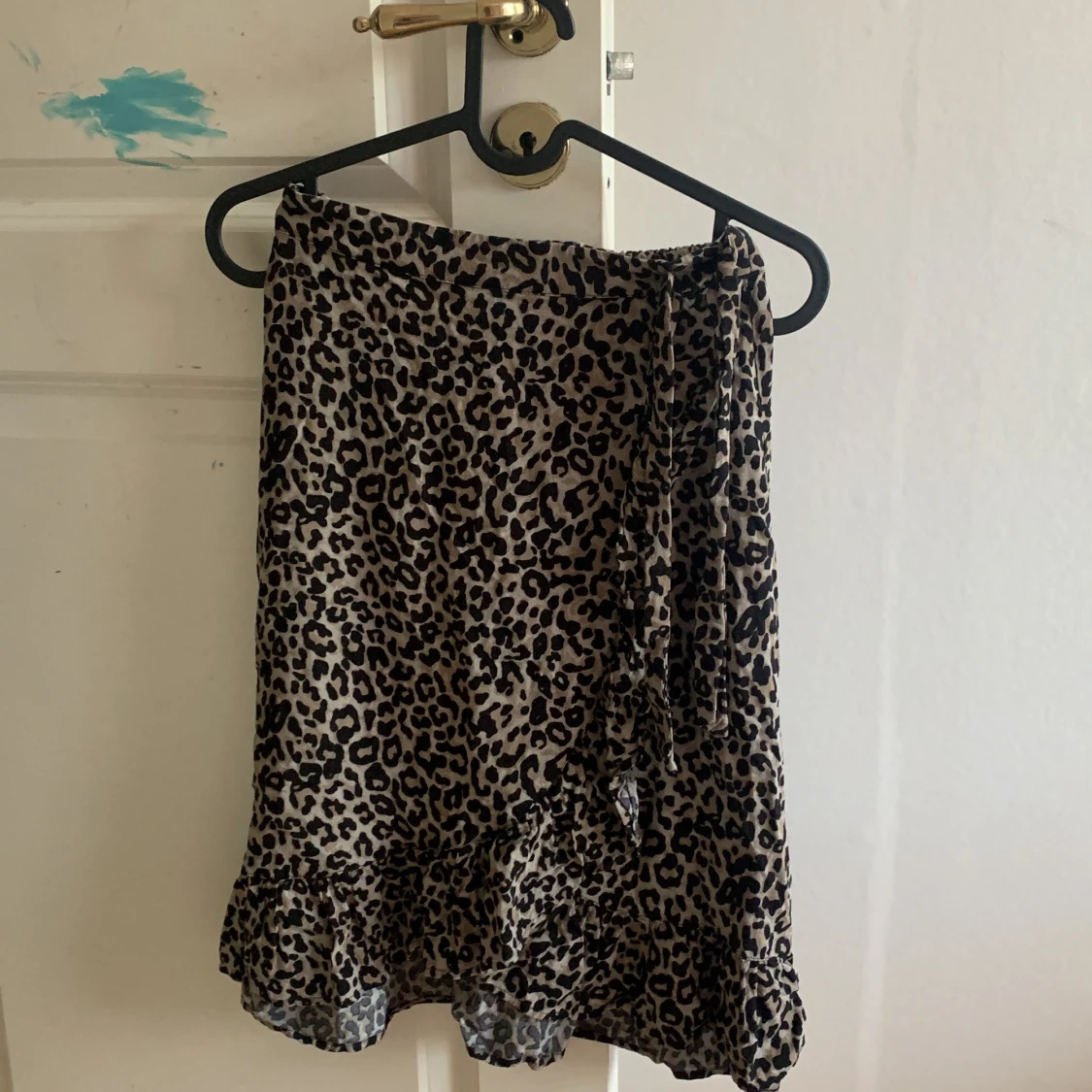 Leopard kjol i st 146-152