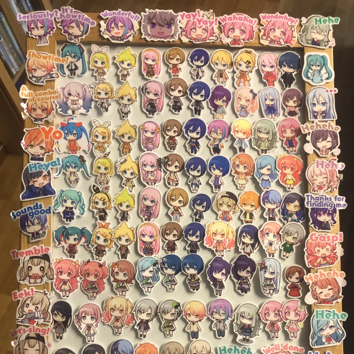 Project SEKAI vocaloid stickers klistermärken