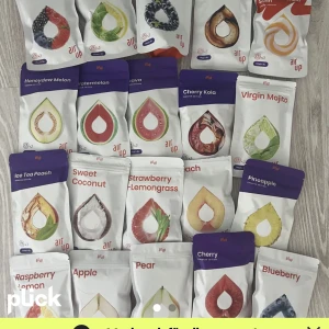 4 smaker  - 12st smakpoddar för 160kr