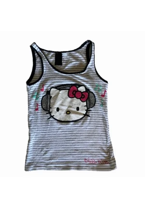 Hello Kitty linne - Jätte fint hello Kitty linne med rhinedtones på!💗