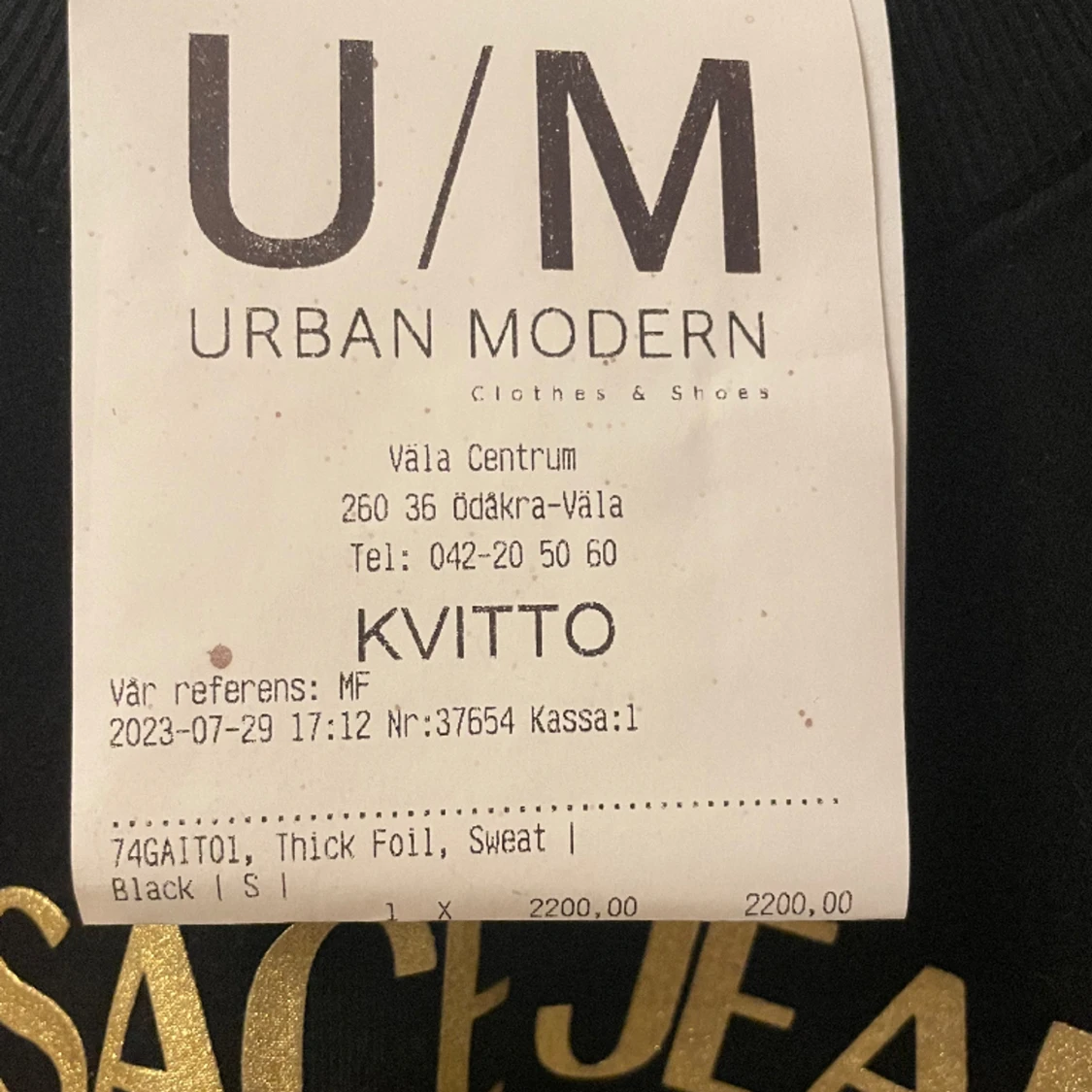 Versace tröja (svart) - 90