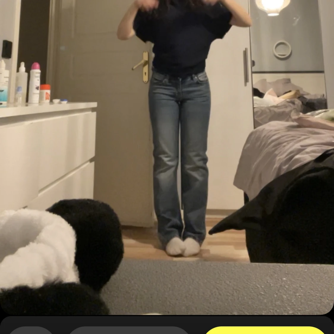 Lågmidjade jeans - 90