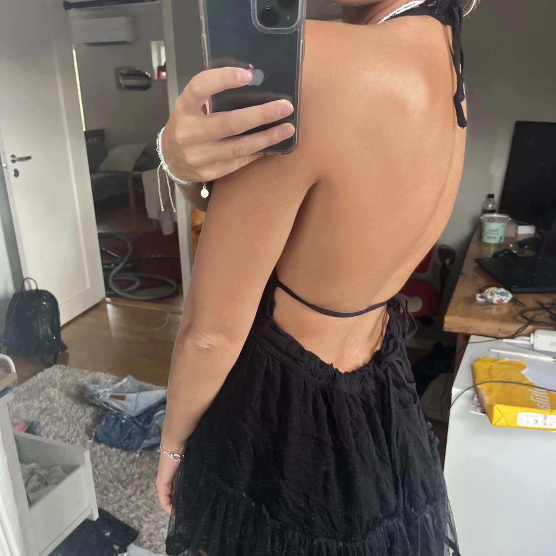Svart klänning/topp - 91